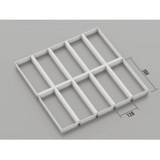 Стеля ГРИЛЬЯТО 120x300 мм жалюзі RAL 9003, білий