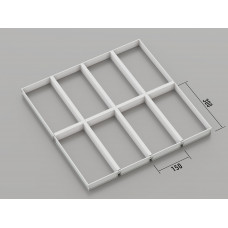 Стеля ГРИЛЬЯТО 150x300 мм жалюзі RAL 9003, білий
