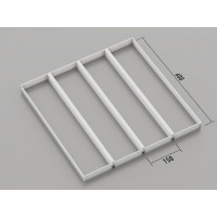 Грильято жалюзі (крок 140 мм), 150x600 мм