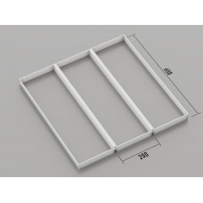 Стеля ГРИЛЬЯТО 200x600 мм жалюзі RAL 9003, білий