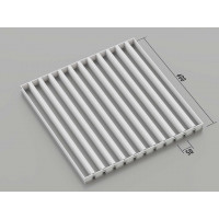 Грильято жалюзі (крок 40 мм), 50х600 мм