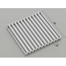 Стеля ГРИЛЬЯТО 50х600 мм жалюзі RAL 9003, білий