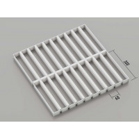 Грильято жалюзі (крок 50 мм), 60x300 мм