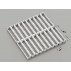 Стеля ГРИЛЬЯТО 60x300 мм жалюзі RAL 9003, білий