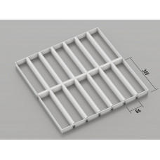 Стеля ГРИЛЬЯТО 86x300 мм жалюзі RAL 9003, білий