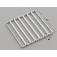 Стеля ГРИЛЬЯТО 86x600 мм жалюзі RAL 9003, білий