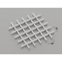 Грильято класичне GL (в модульну систему) 100x100 мм