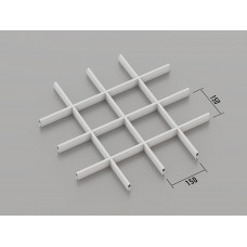 Стеля ГРИЛЬЯТО 150x150 мм класичне GL в модульну систему RAL 9003, білий