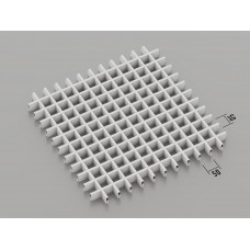 Стеля ГРИЛЬЯТО 50x50 мм класичне GL в модульну систему RAL 9003, білий