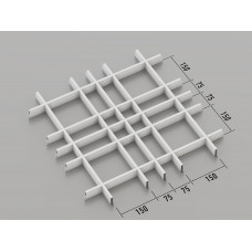 Стеля ГРИЛЬЯТО 150х75 мм нестандарт RAL 9003, білий