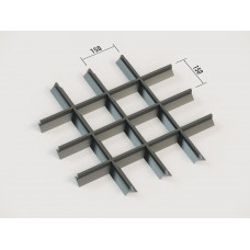 Стеля ГРИЛЬЯТО 150x150 мм пірамідальне RAL 9005, чорний