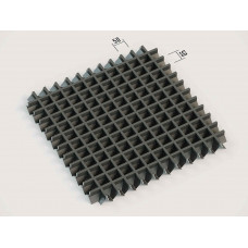 Стеля ГРИЛЬЯТО 50x50 мм пірамідальне RAL 9005, чорний