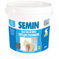 Клей для склополотна вологостійкий (склошпалери) Semin COLLE TDV, 10кг