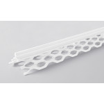 Кутник для мокрих штукатурок пластиковий, 3 м