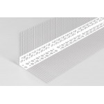 Кутник перфорований із сіткою (7x7 см) пластиковий, 3 м