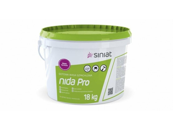 Шпаклівка фінішна універсальна NIDA PRO (Siniat), 20кг