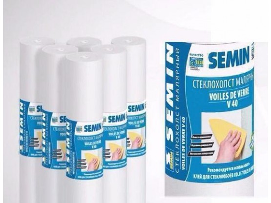 Склополотно Semin TOILE DE VERRE (40 щільність), 50 м
