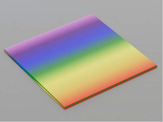 Металева касета (RAL на замовлення), кромка — Tegular, 600x600 мм