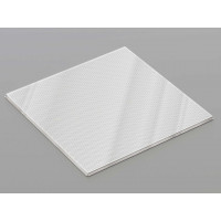 Перфорована металева касета (Хром), кромка — Tegular, 600x600 мм