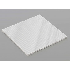 Перфорована металева касета (Хром), кромка — Tegular, 600x600 мм