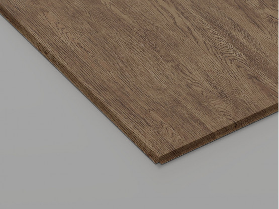 Металева касета (Темне дерево), кромка — Tegular, 600x600 мм