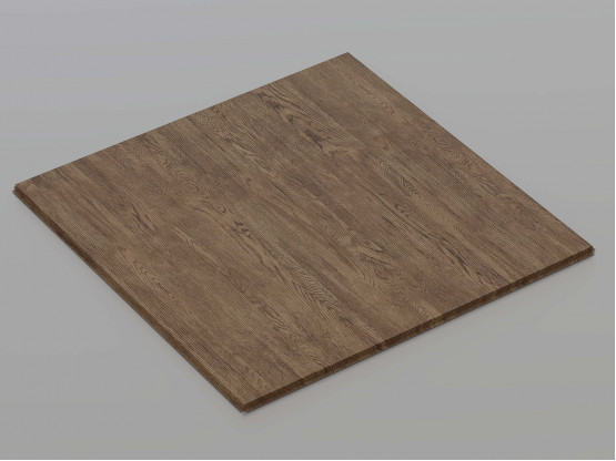 Металева касета (Темне дерево), кромка — Tegular, 600x600 мм