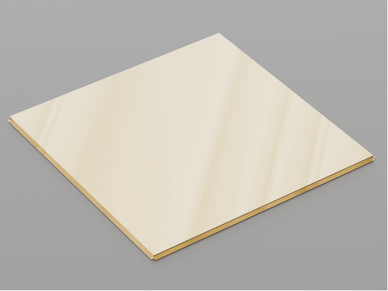 Металева касета (Золото), кромка — Tegular, 600x600 мм