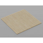 Перфорована металева касета (Світле дерево), кромка — Tegular, 600x600 мм