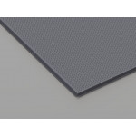 Перфорована металева касета (RAL 7024), кромка — Tegular, 600x600 мм