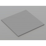 Металева касета (RAL 9006), кромка — Tegular, 600x600 мм