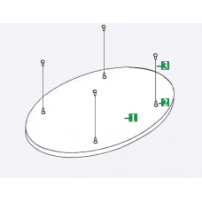 Підвісний острів AMF TOPIQ Sonic Element (овал)