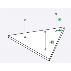 Підвісний острів AMF TOPIQ Sonic Element (трикутник)