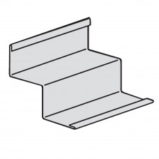 Пристінний профіль (кутник) ступінчастий W-подібний AMF VENTATEC (Білий), 3.0 м