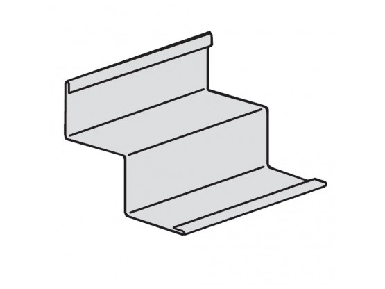 Пристінний профіль (кутник) ступінчастий W-подібний AMF VENTATEC (Білий), 3.0 м